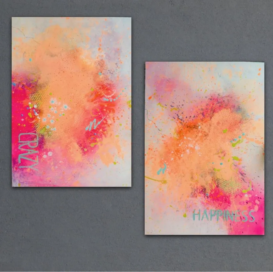 Sandra Kühn – ohne Titel, 60 × 80 cm, Acrylmalerei aus der Serie Arbeiten mit Struktur